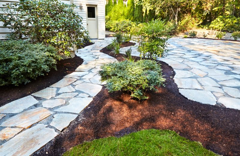 Landscaped Paver Pathway