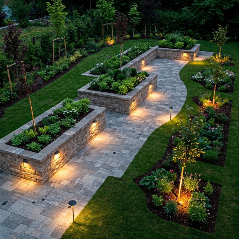 Stone Landscaping Installation