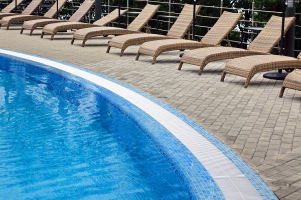 Cost of Poolside Hardscaping in Bainbridge Island